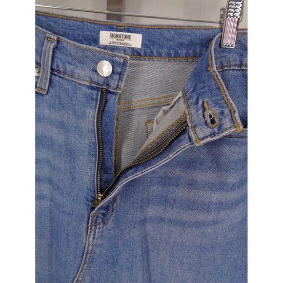 Levi Strauss Signature Gold Long Jean Skirt Size 10 W30 - Picture 9 of 13